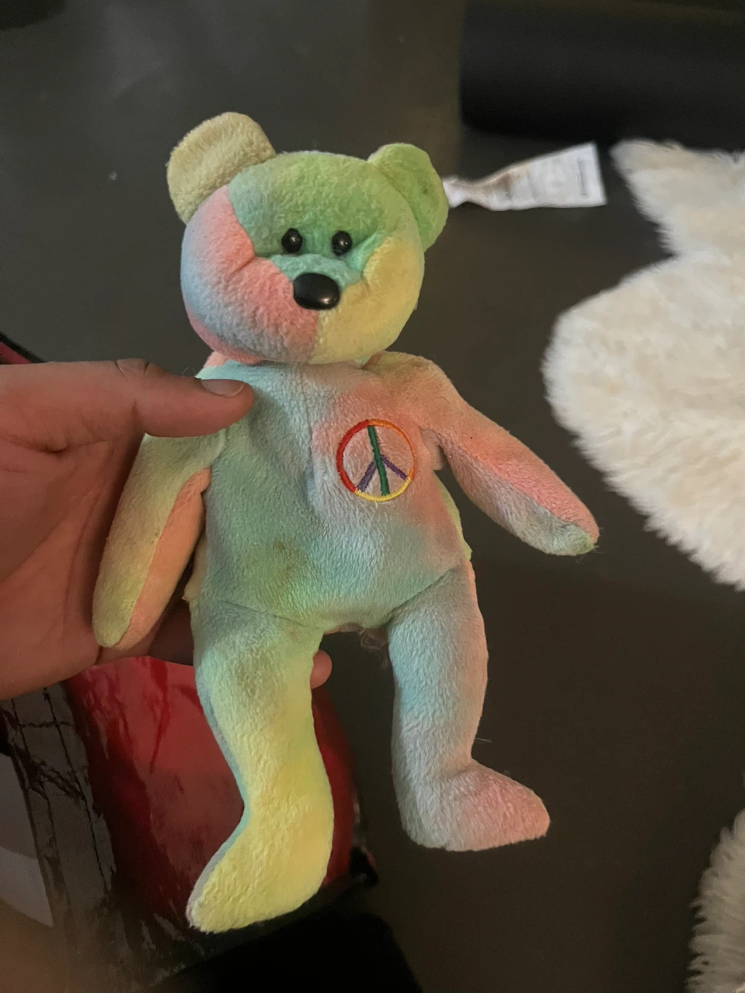 Ty Beanie Babies Peace Bear