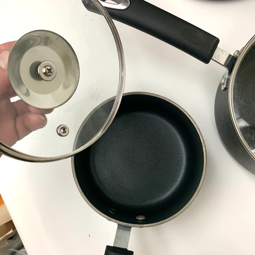 Set of 3 Non-Stick Cooking Pots with Lids - photo 3