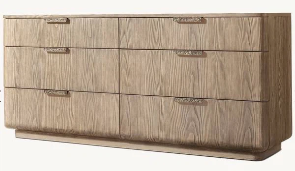 RH BESPOKE FURNITURE: CIRO 6-DRAWER DRESSER - photo 2