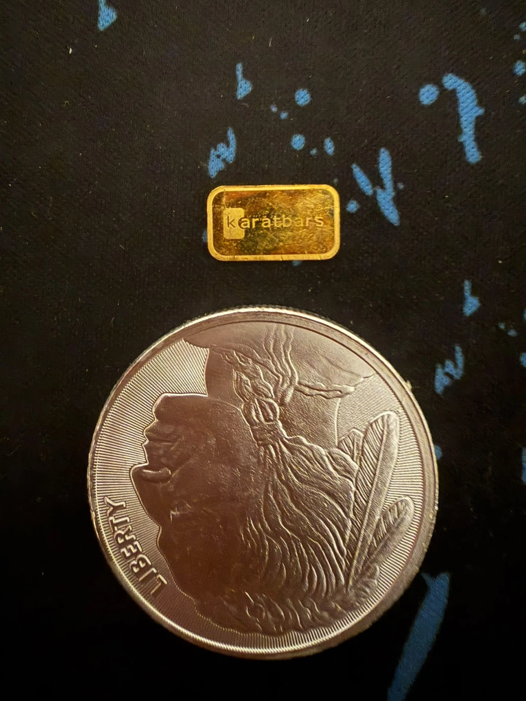1g Gold Bar and 1 oz Silver Round Bundled Deal - photo 4