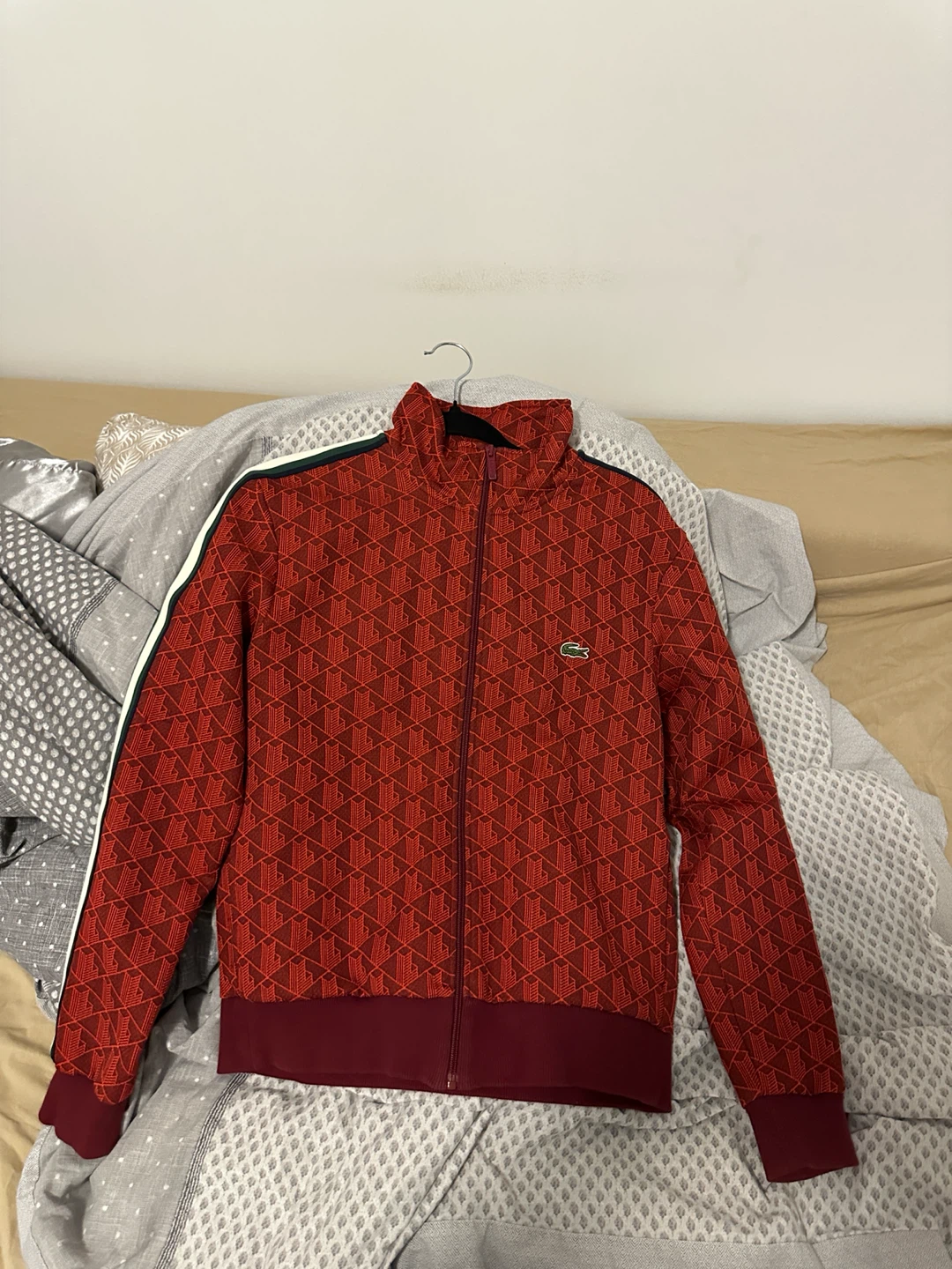 Lacoste Regular Fit Track Jacket Red