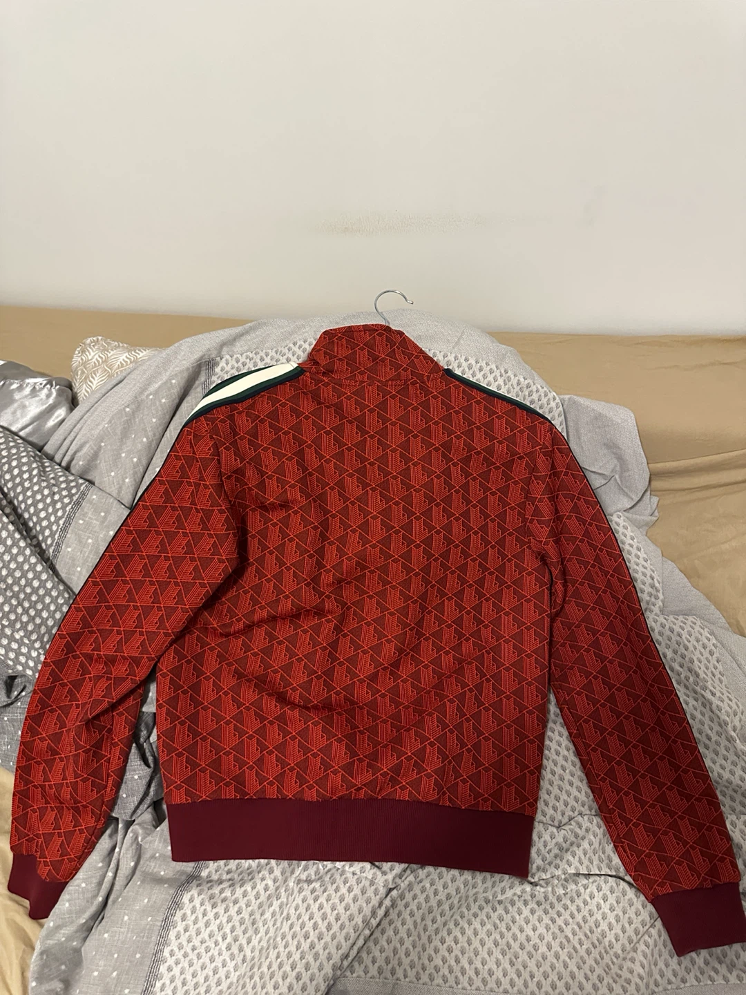 Lacoste Regular Fit Track Jacket Red - photo 3