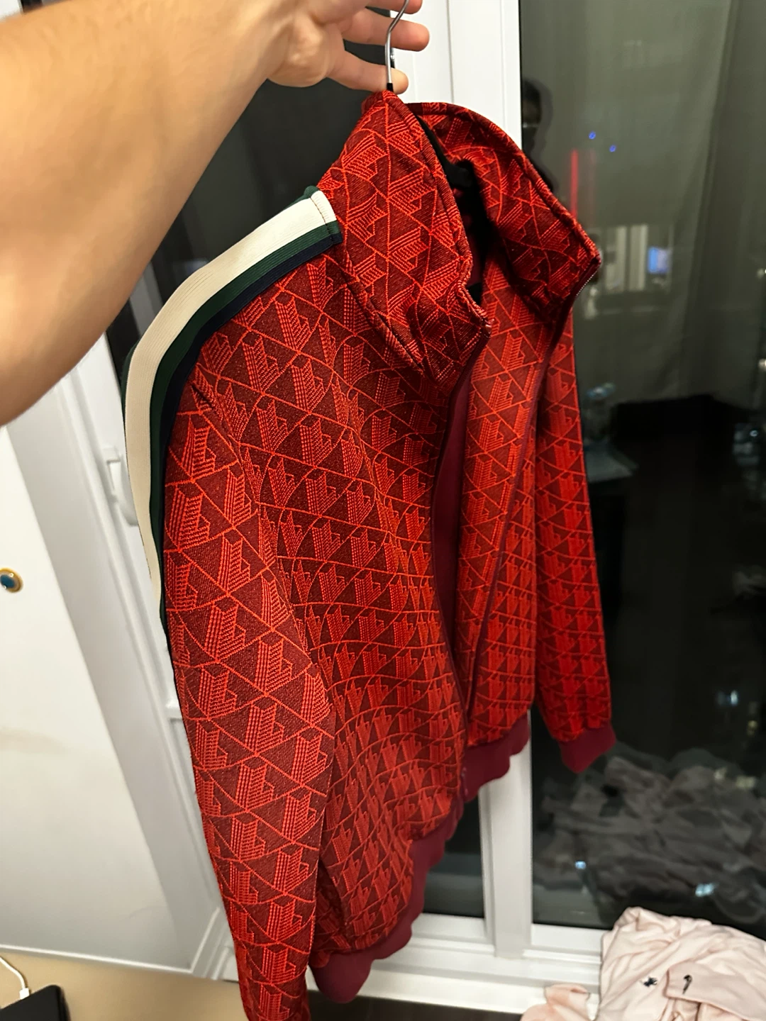 Lacoste Regular Fit Track Jacket Red - photo 4