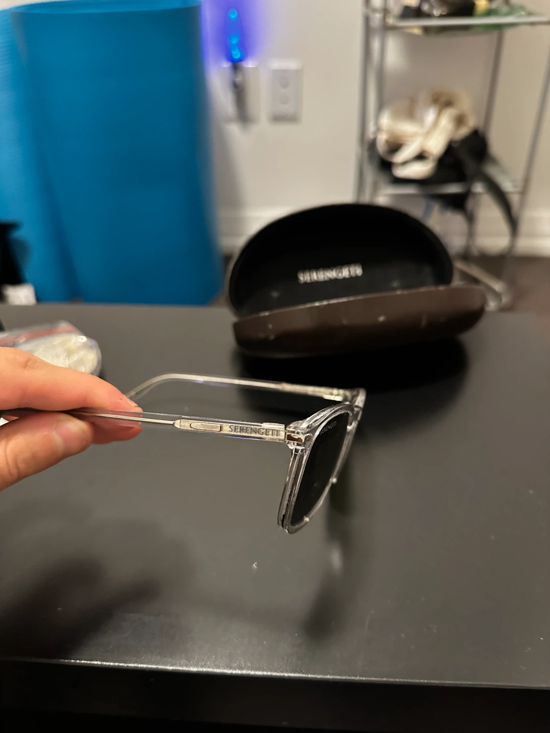 Serengeti Sunglasses - Clear Frame - photo 3