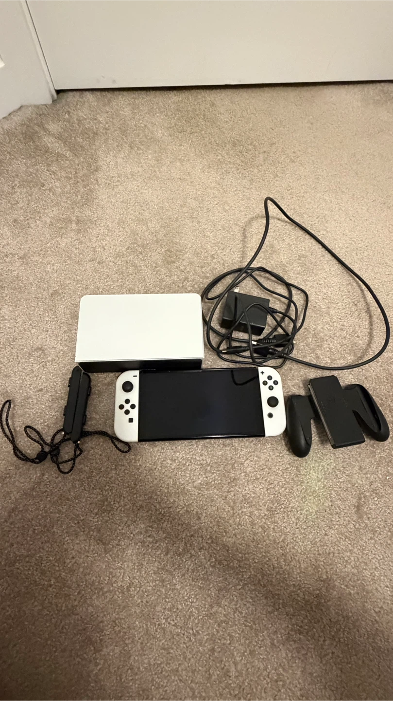 2 Nintendo Switch OLED Model with Accessories