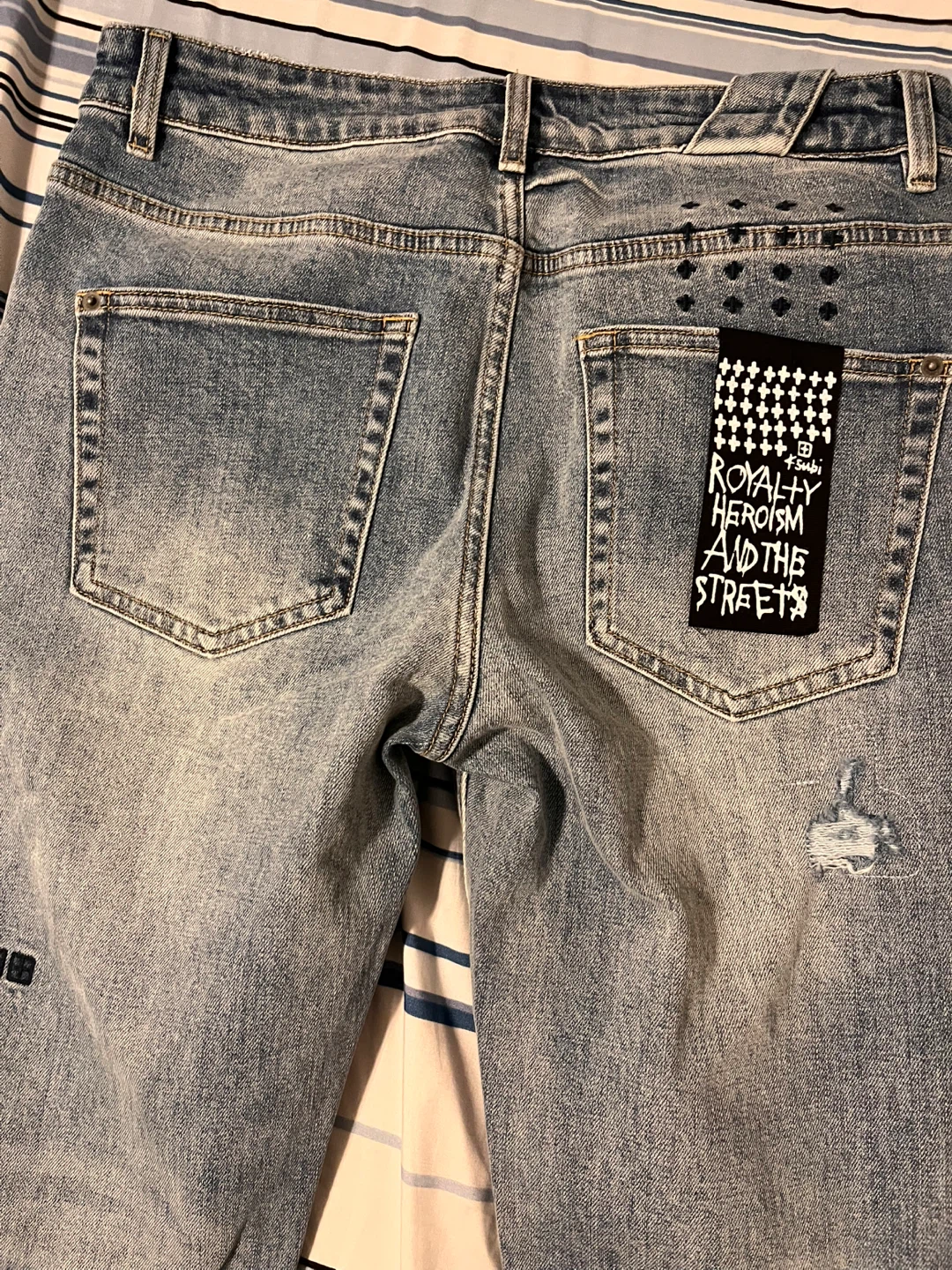 Ksubi Distressed Black Jeans