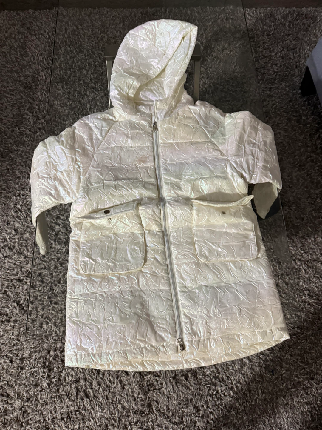 Iridescent Children's Puffer Jacket - Size 140