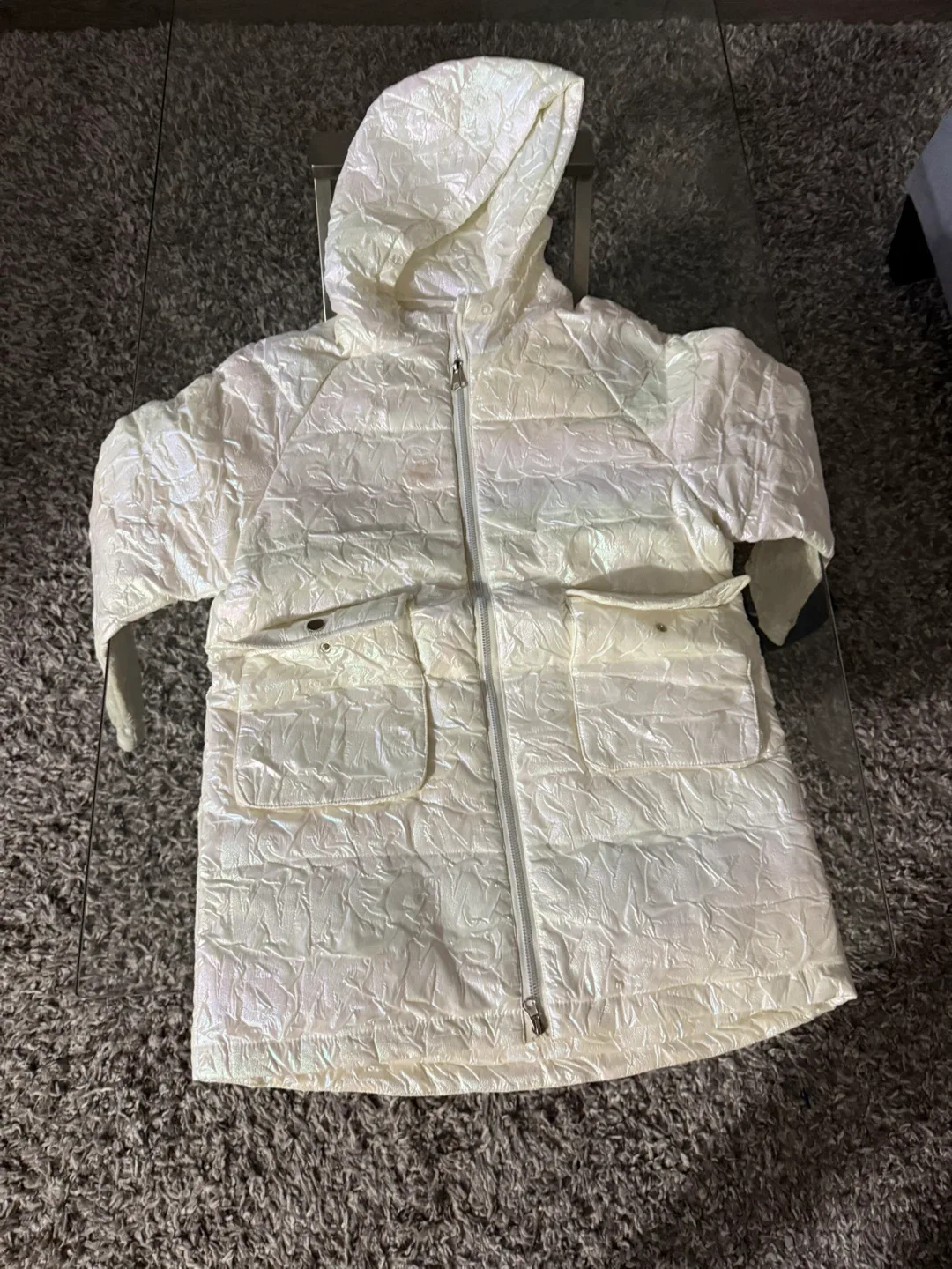 Iridescent Children's Puffer Jacket - Size 140
