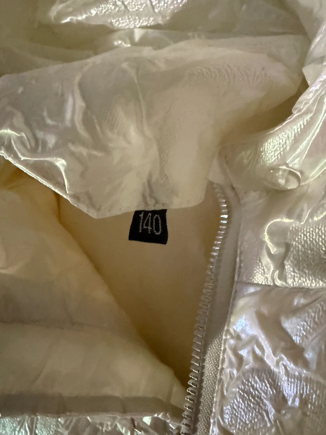 Iridescent Children's Puffer Jacket - Size 140 - photo 2
