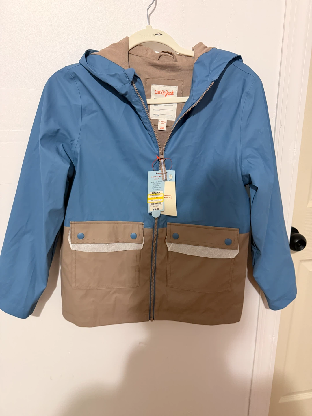 Cat & Jack Hooded Rain Jacket