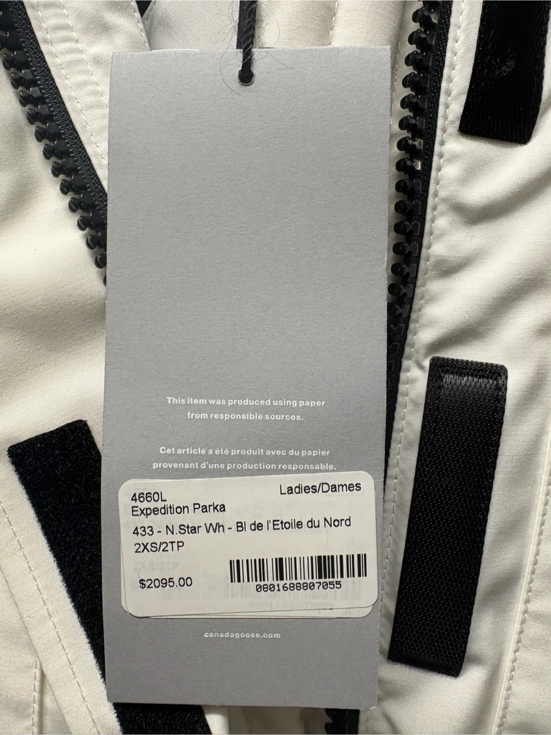 Canada Goose Expedition Parka - White - 2XS - photo 3
