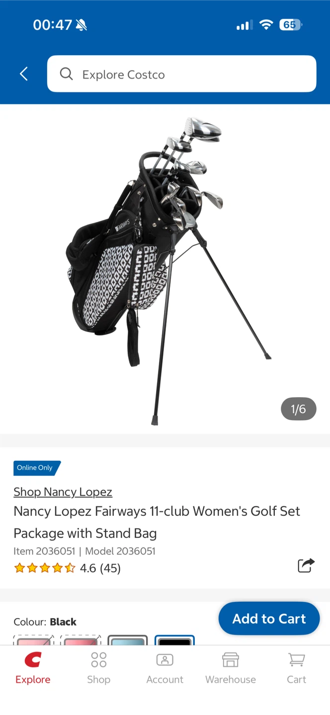 Nancy Lopez Fairways 11-Club Women's Golf Set