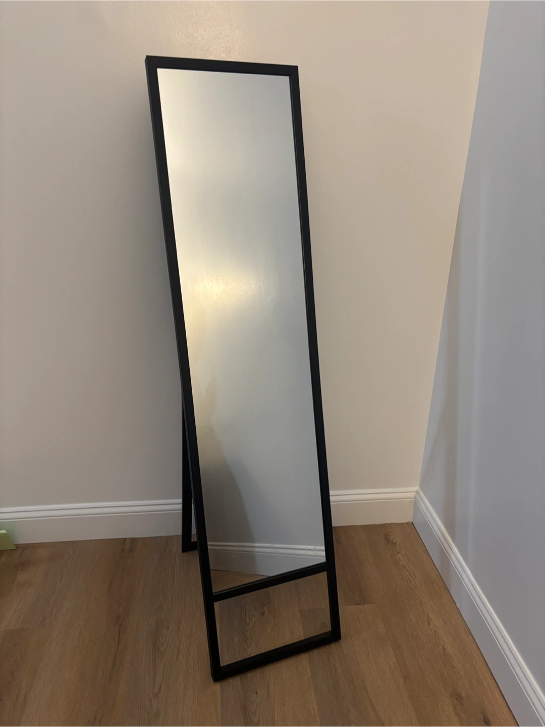 Black Full-Length Floor Mirror - photo 2