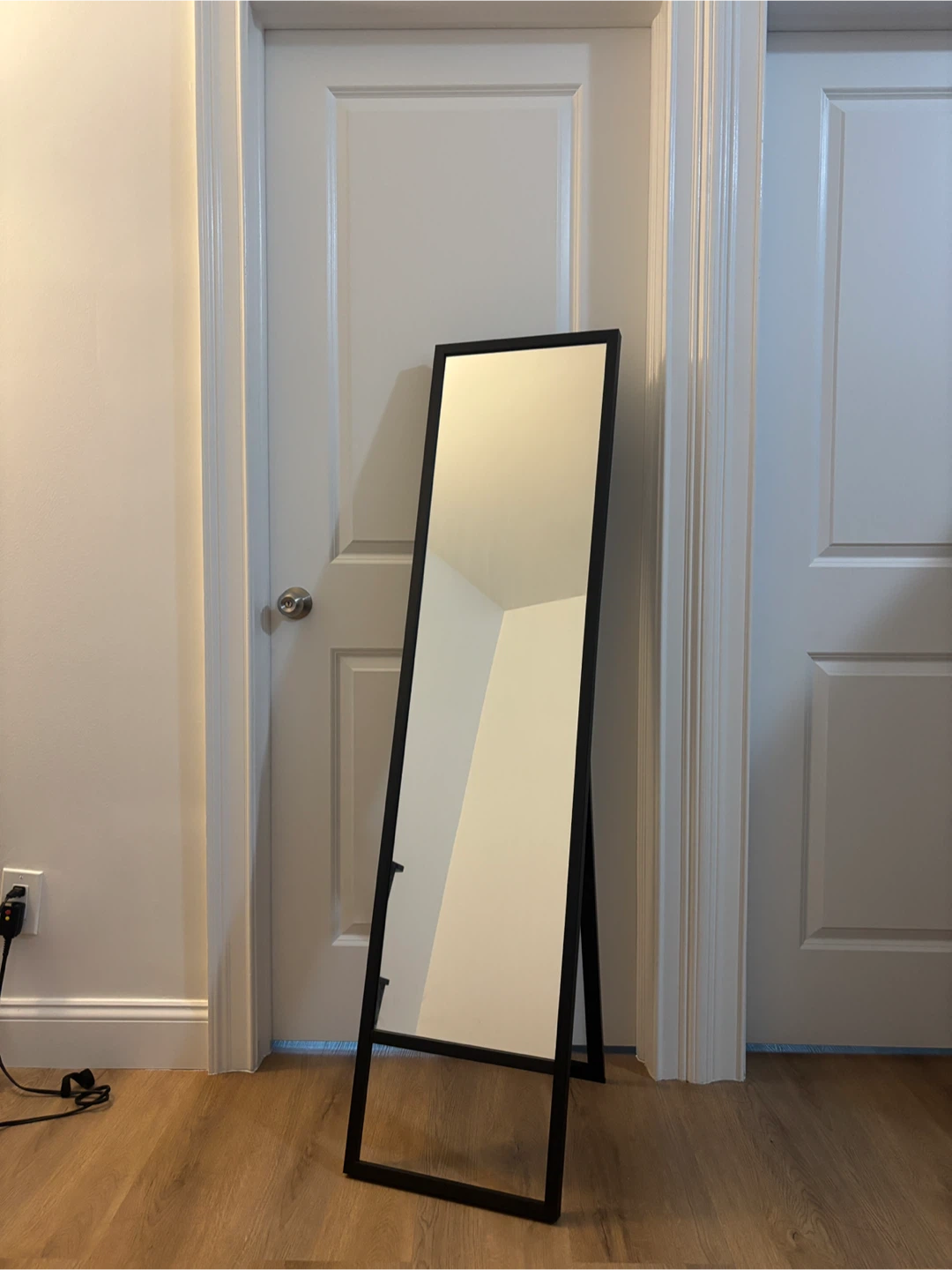 Black Full-Length Floor Mirror - photo 3