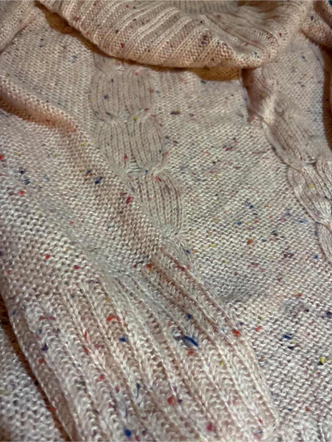 Soho Jeans Cowl Neck Speckled Sweater XL - photo 3