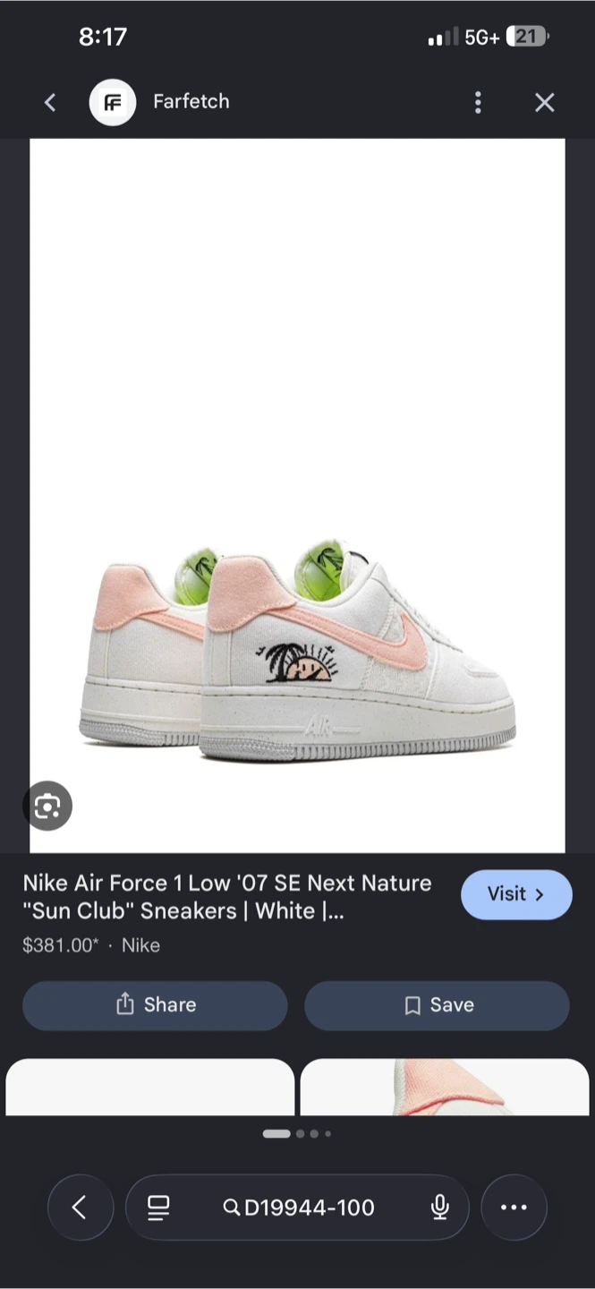 Nike Air Force 1 Sun Club Sneakers