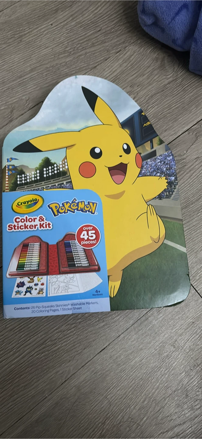 Crayola Pokemon Color & Sticker Kit