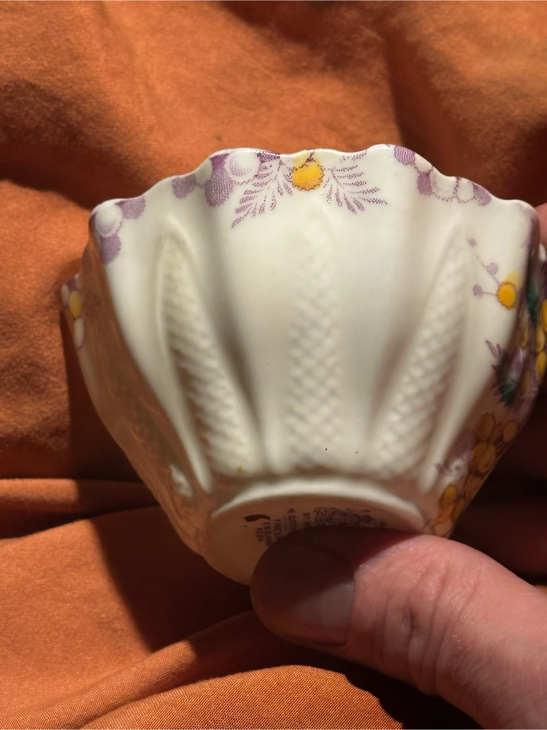 Paragon "Acacia" (Mimosa/Wattle) sugar bowl - photo 2