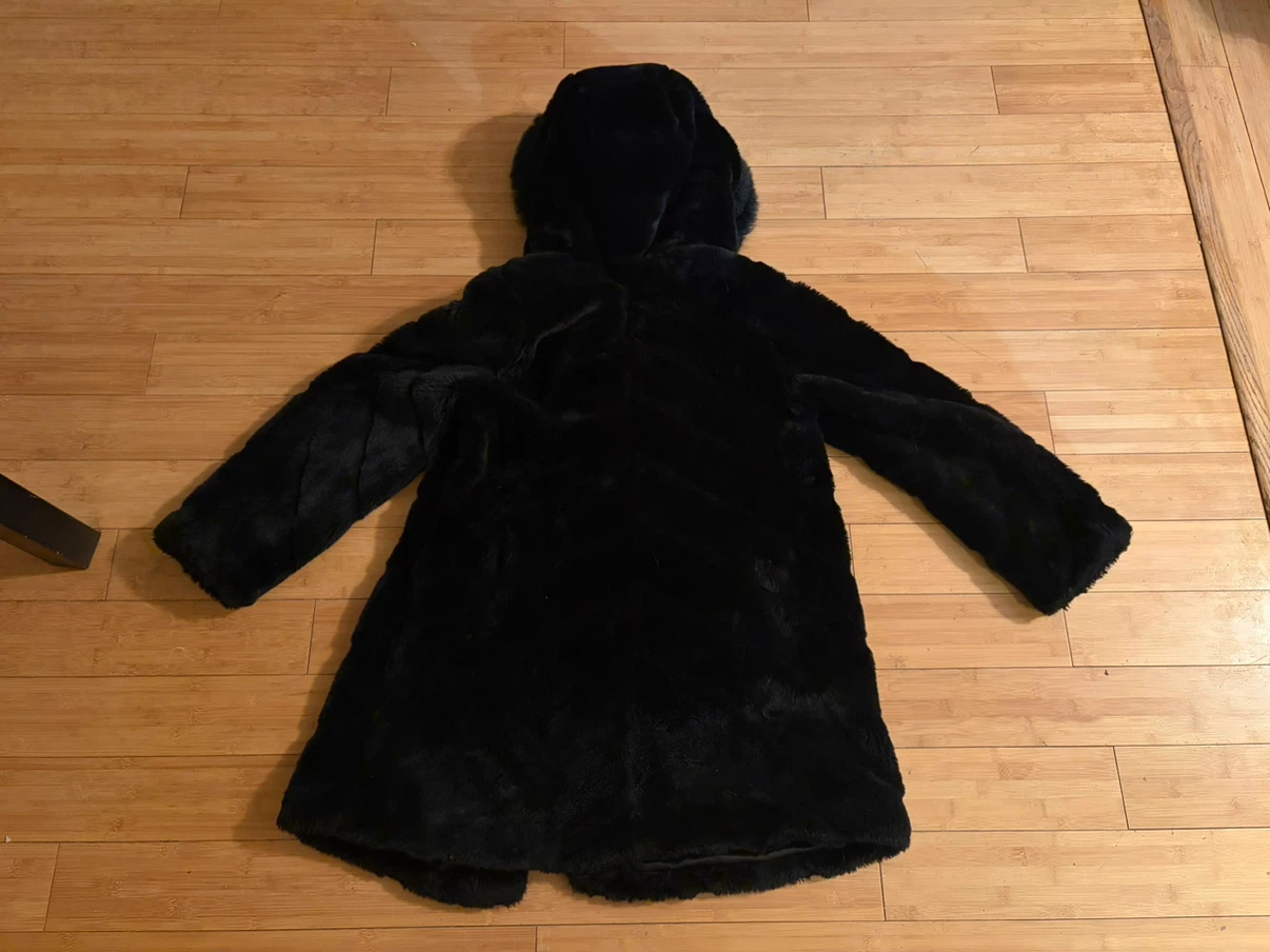 Jessica hooded faux fur coat - photo 2
