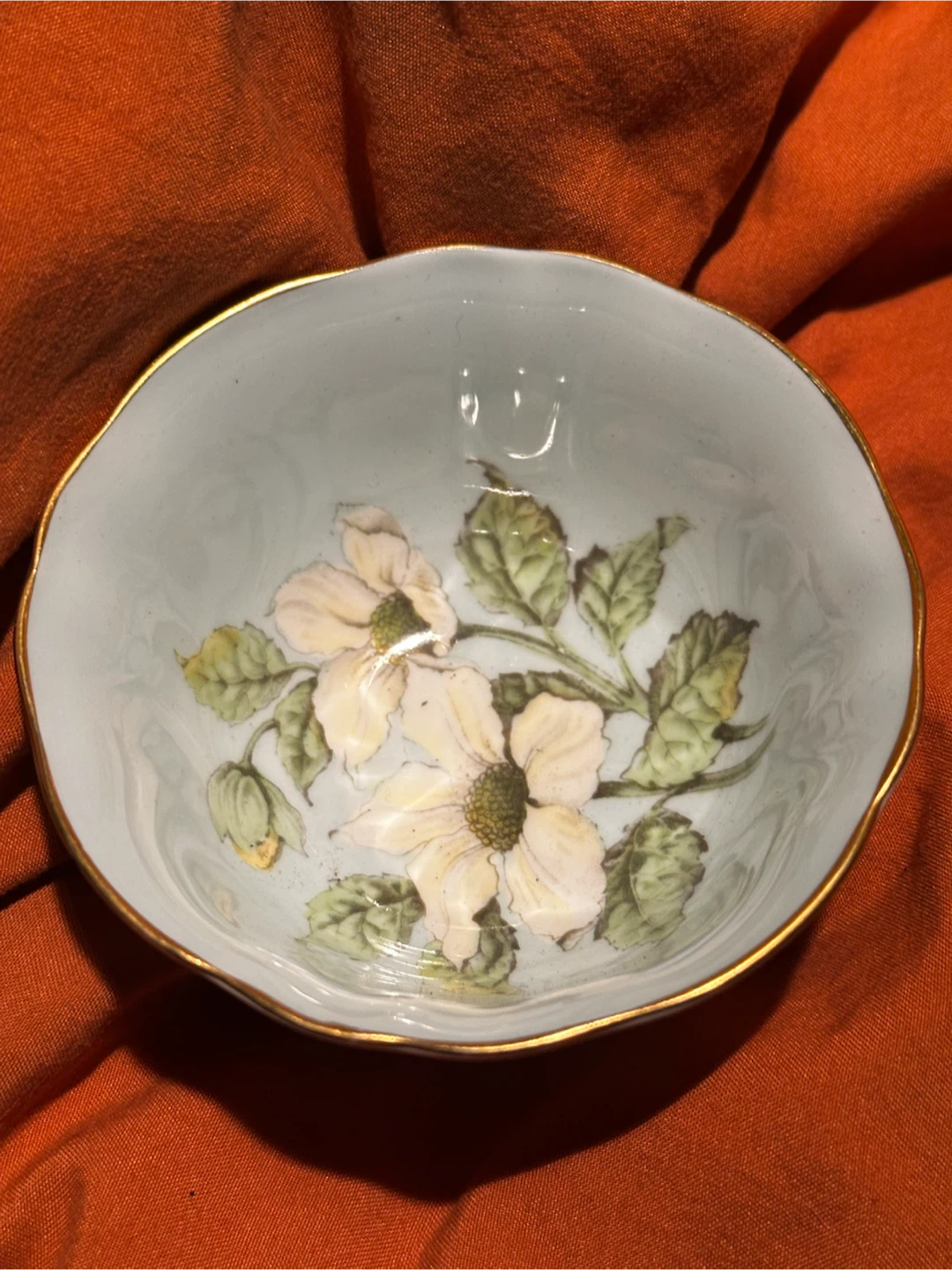 Vintage Paragon Dogwood Sugar Bowl - BC Provincial Flower