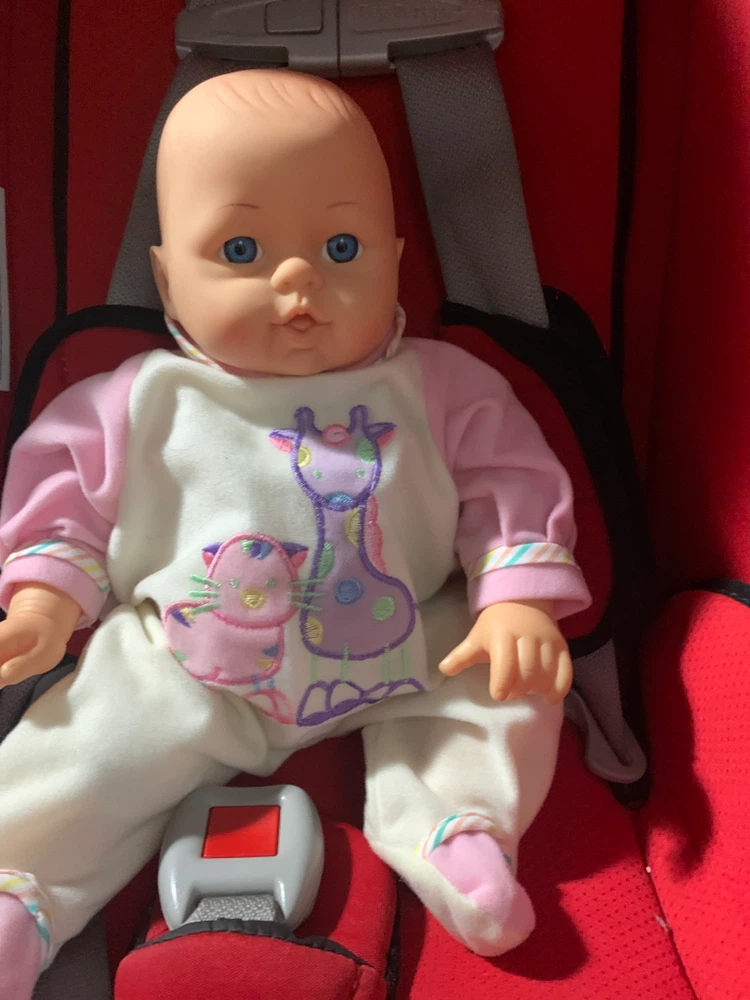 Baby Doll with Giraffe and Cat Outfit
