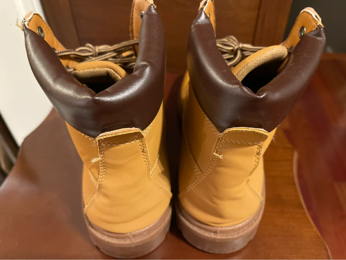 Tan Lace-Up Boots - photo 3
