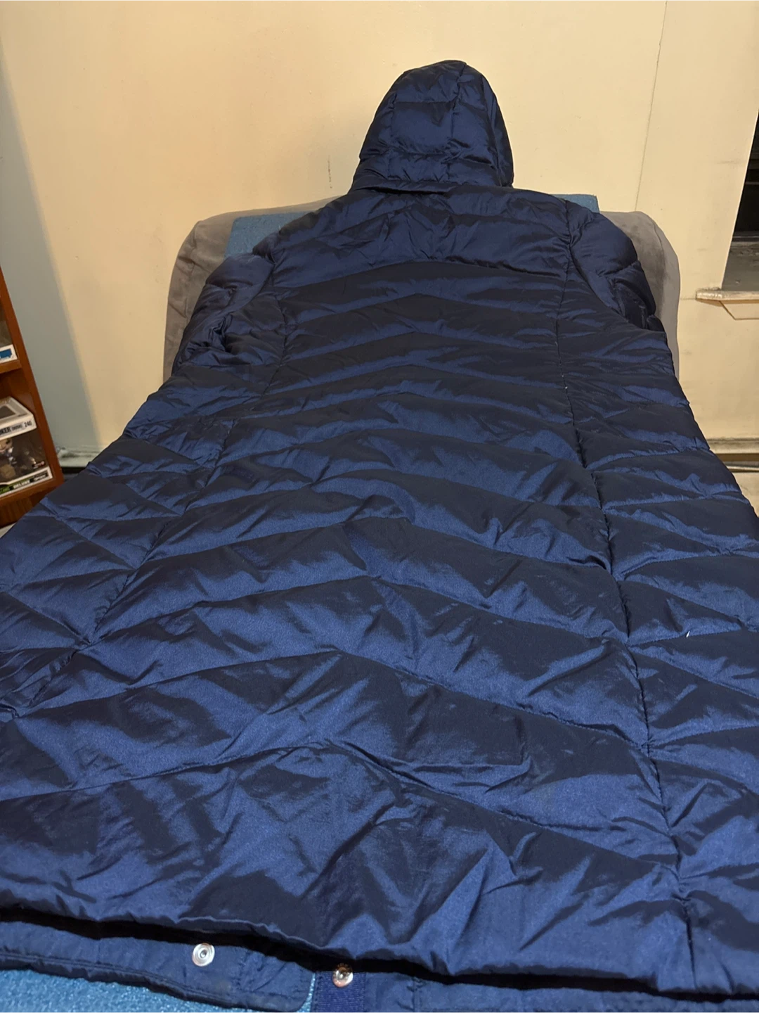 Lands' End Navy Puffer Coat - photo 3
