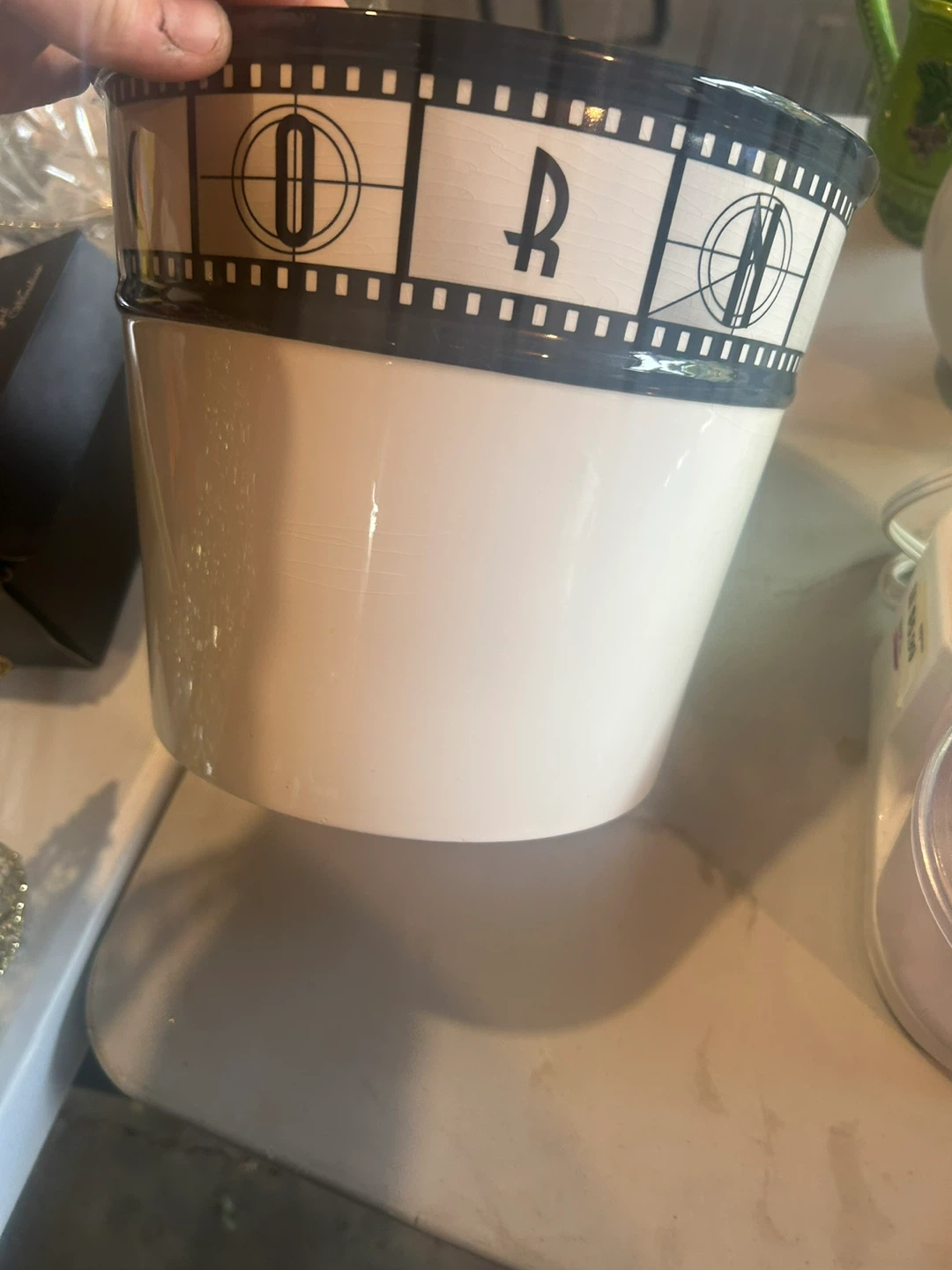 Ceramic Movie Reel Popcorn Bucket - photo 3
