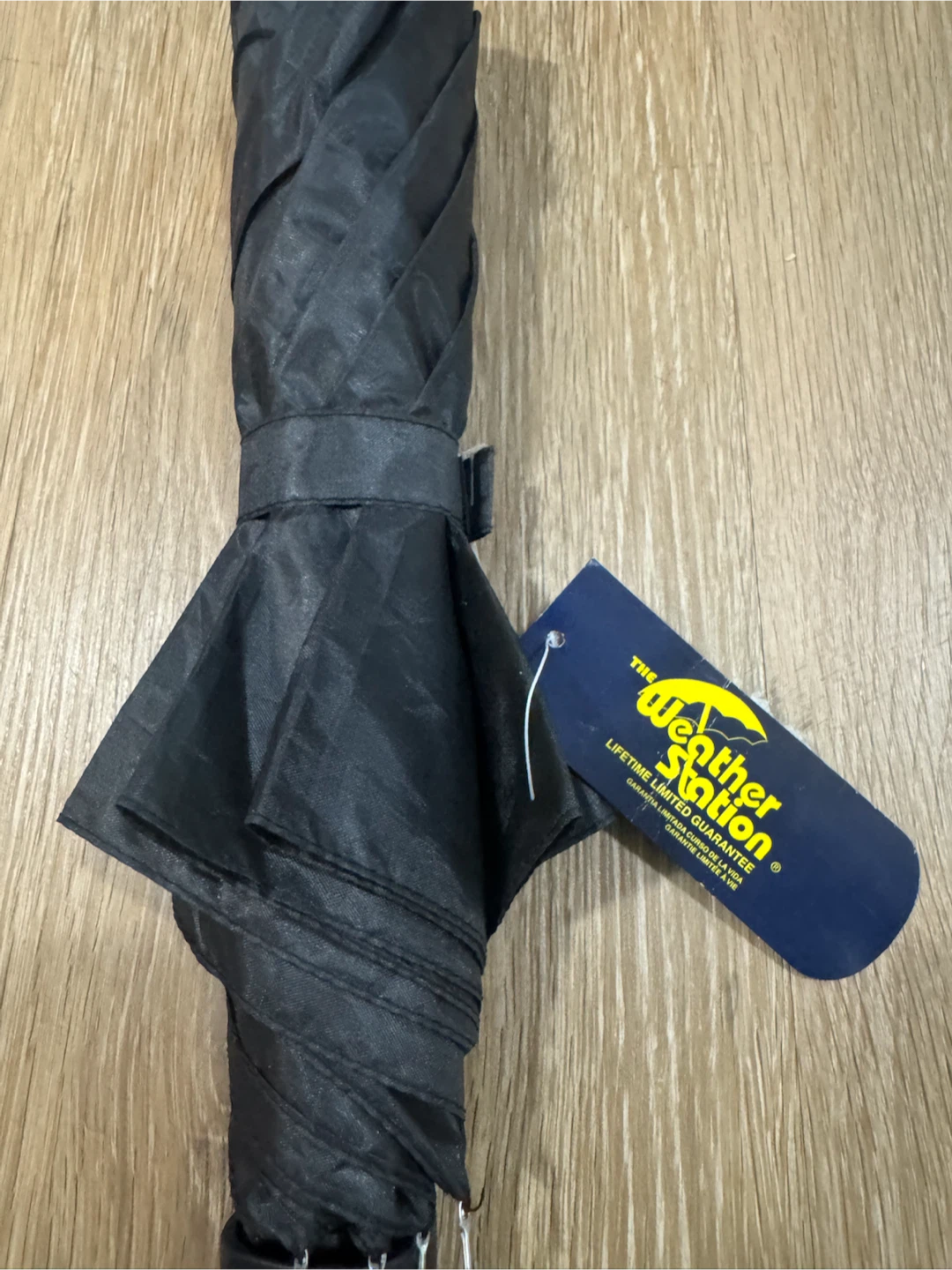 Manual Black Compact Umbrella - photo 2