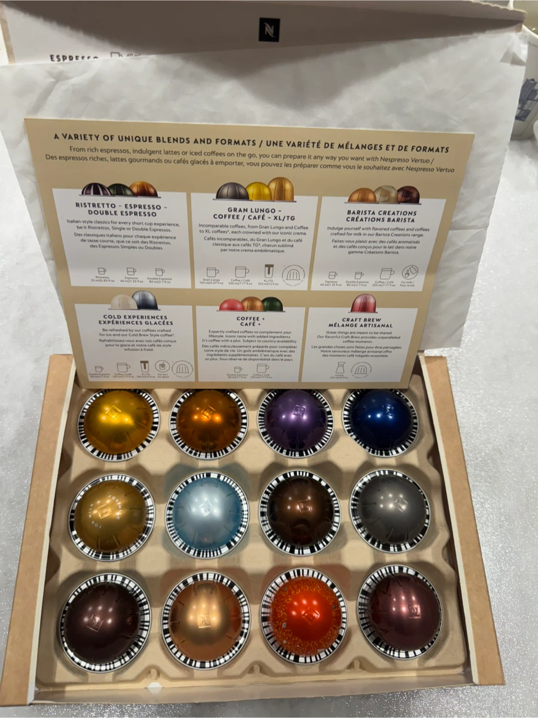 Nespresso Vertuo Coffee Pod Assortment