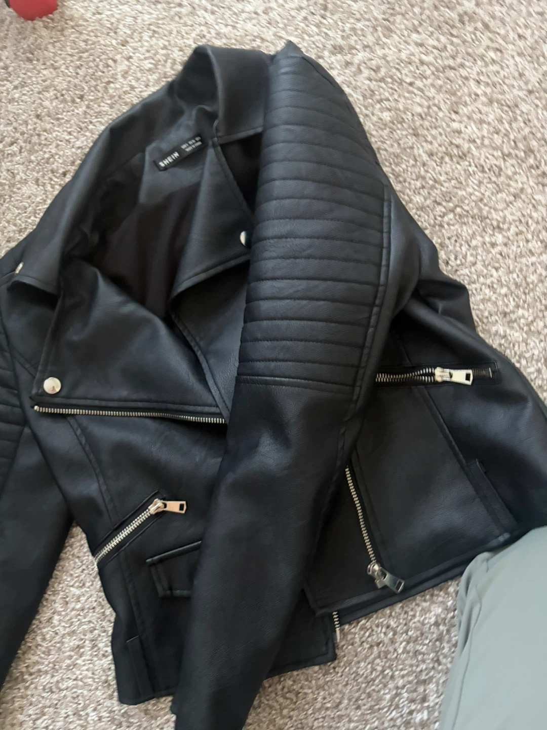 Leather Moto Jacket - photo 2
