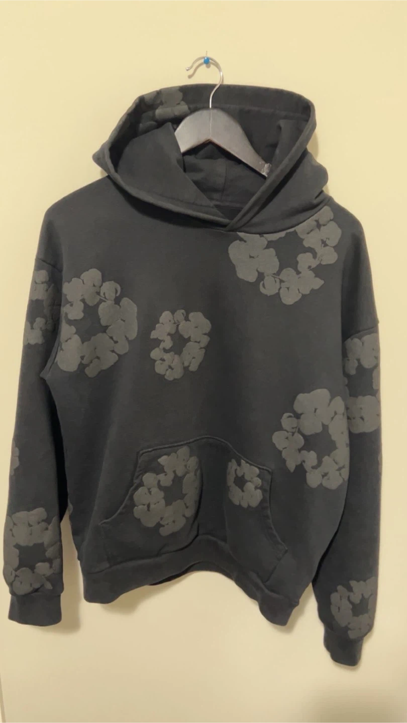 Denim Tears Cotton Hoodie Black