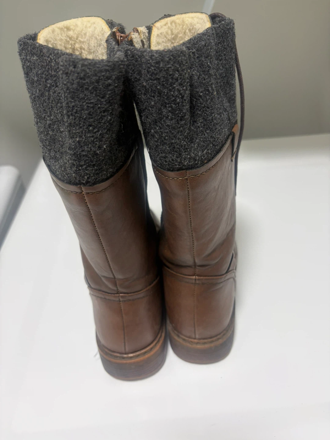 Brown Women's Lace-Up Boots - photo 3