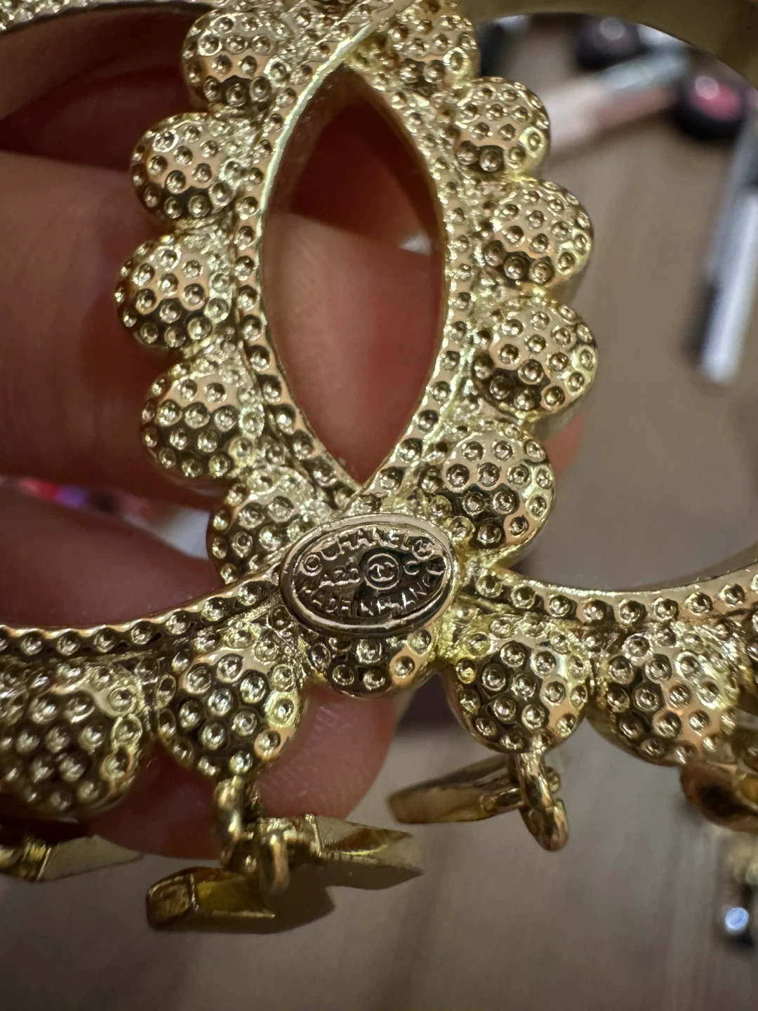 Chanel Crystal CC Dangle Brooch - photo 5