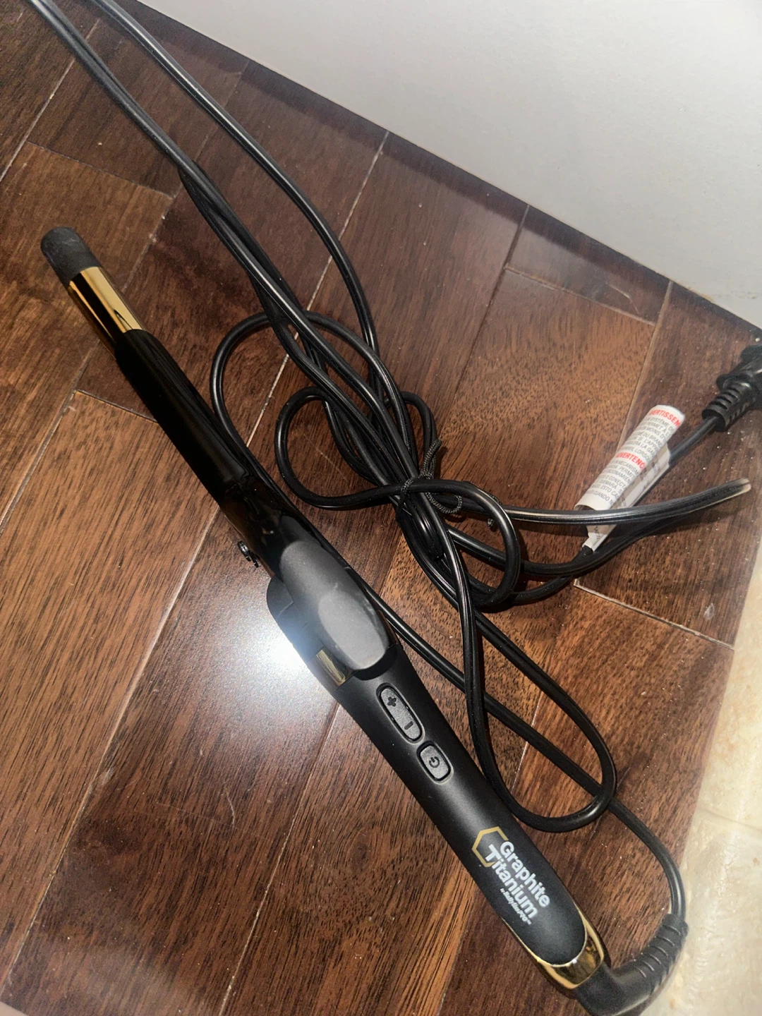 BaBylissPRO Graphite Titanium Curling Iron