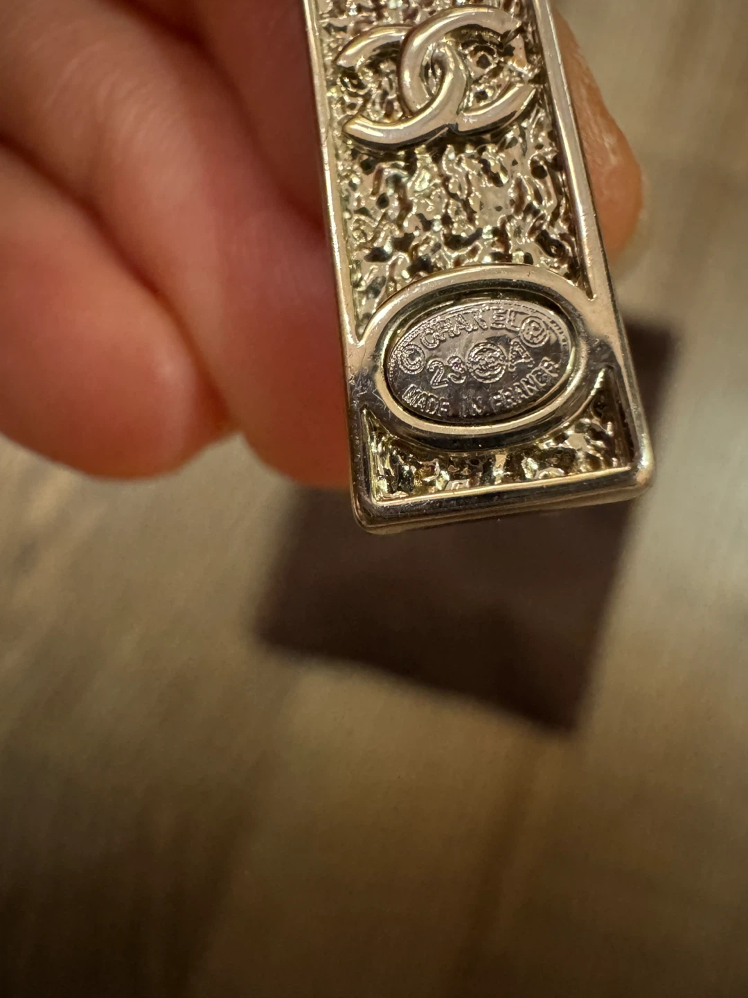 Chanel Logo Drop Earrings - photo 5