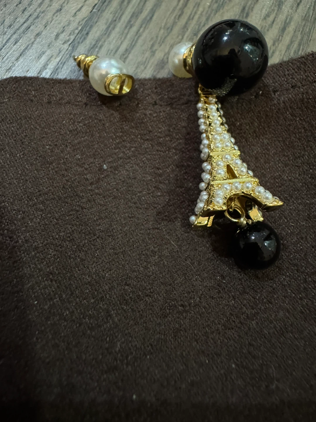Dior Eiffel Tower Pearl Earrings - photo 3