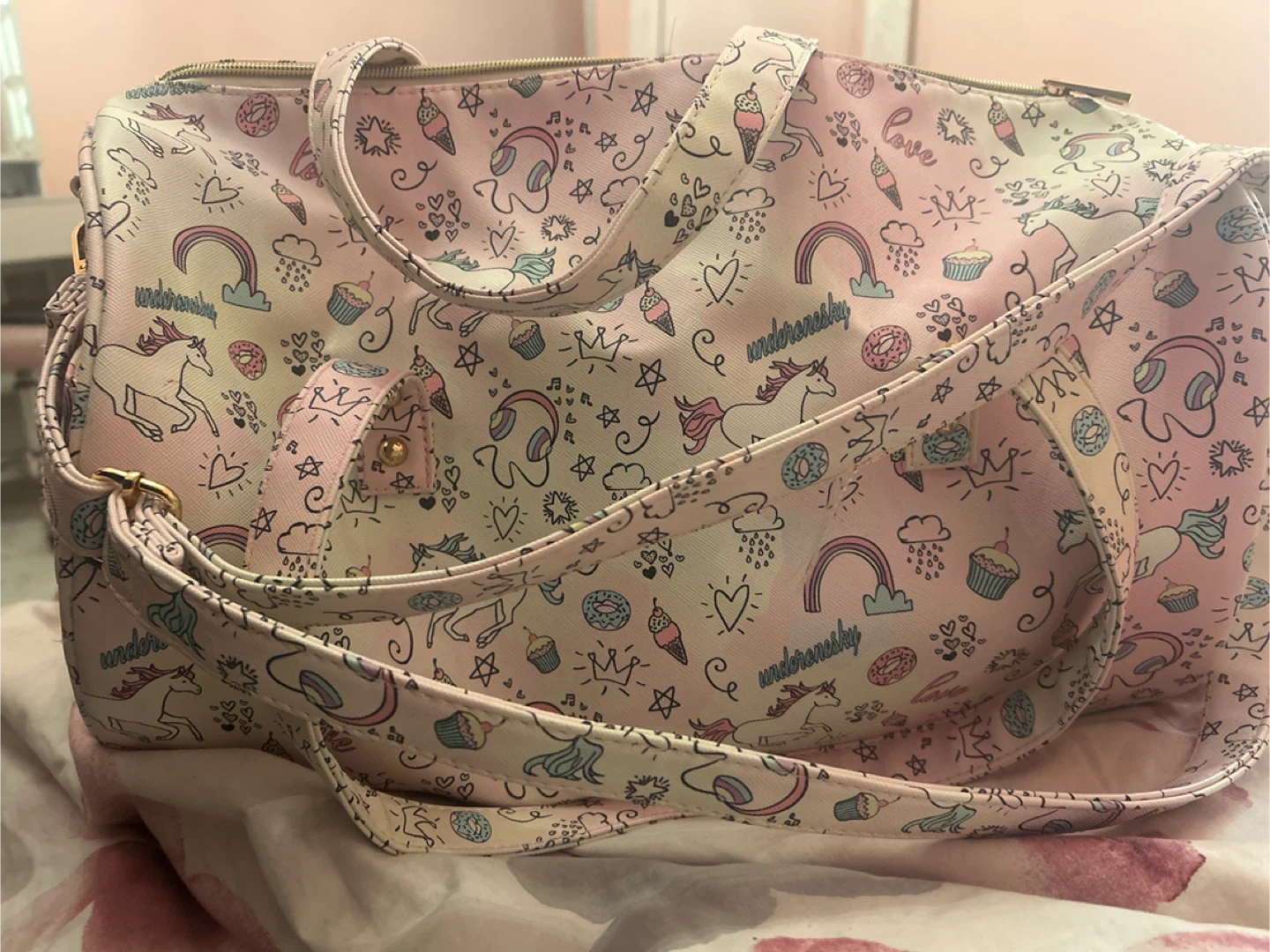 Unicorn Design Duffle Bag - photo 3