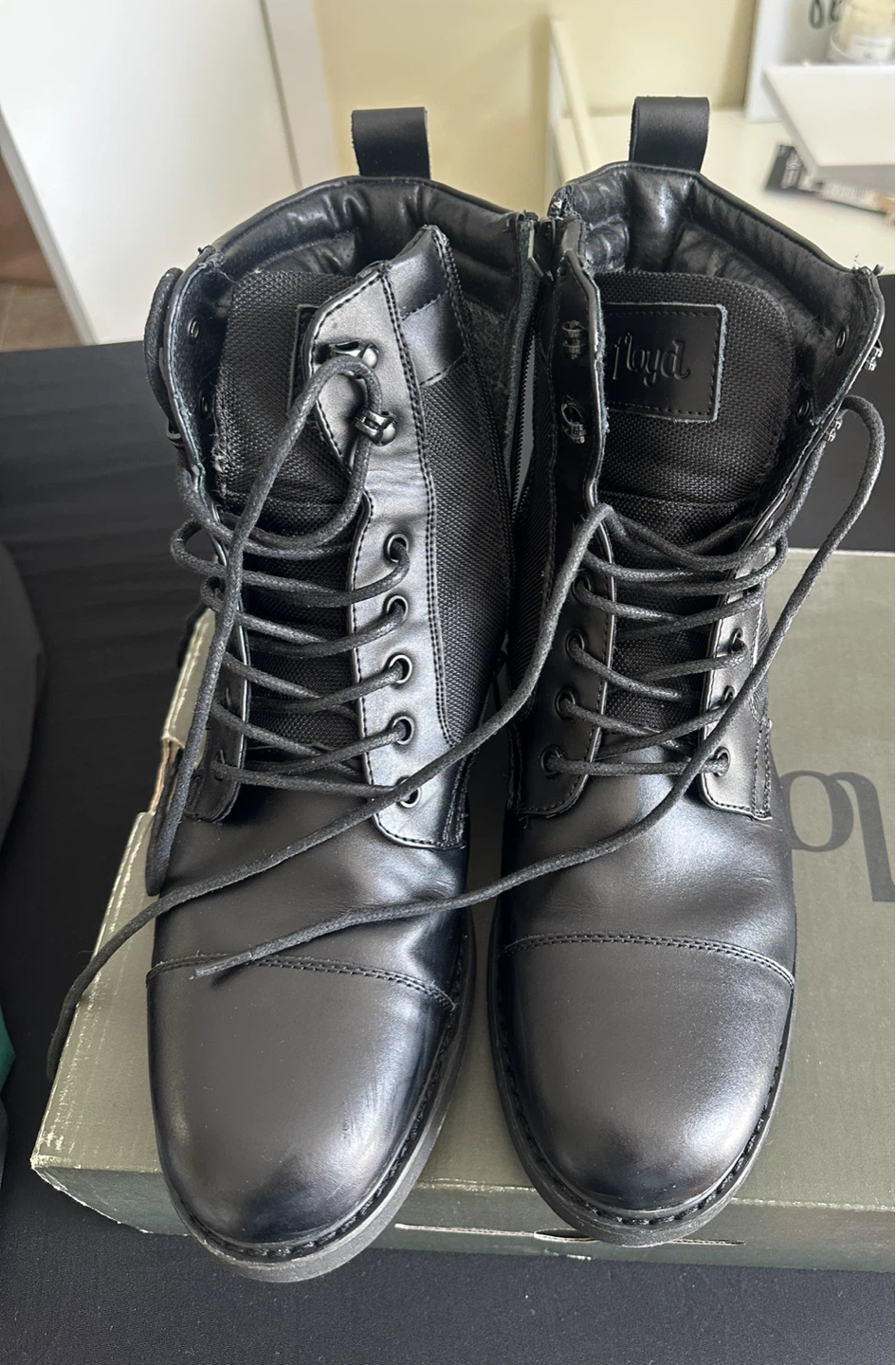Floyd Men's Black Boots Size 9.5 - photo 2