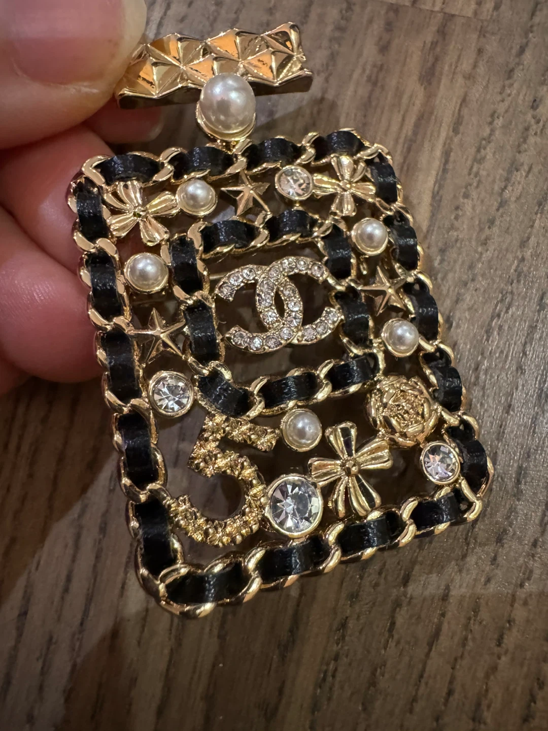 Chanel No. 5 Perfume Bottle Brooch