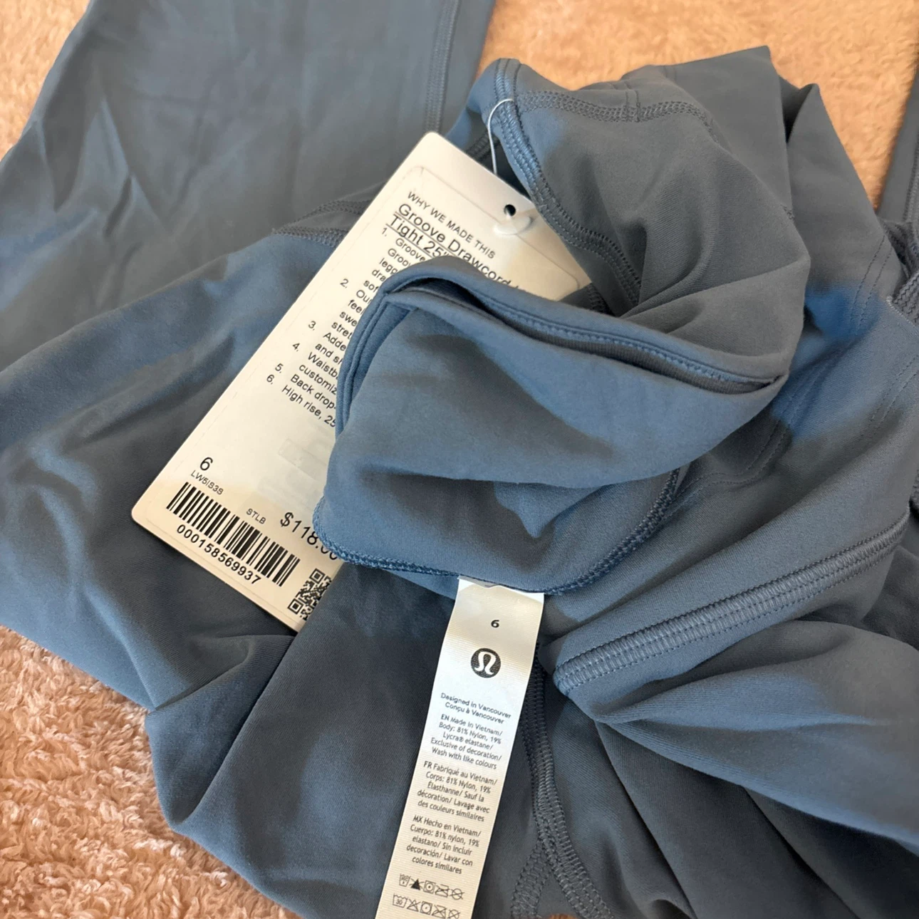 Lululemon Groove Drawcord HR Tight 25 inch - photo 3