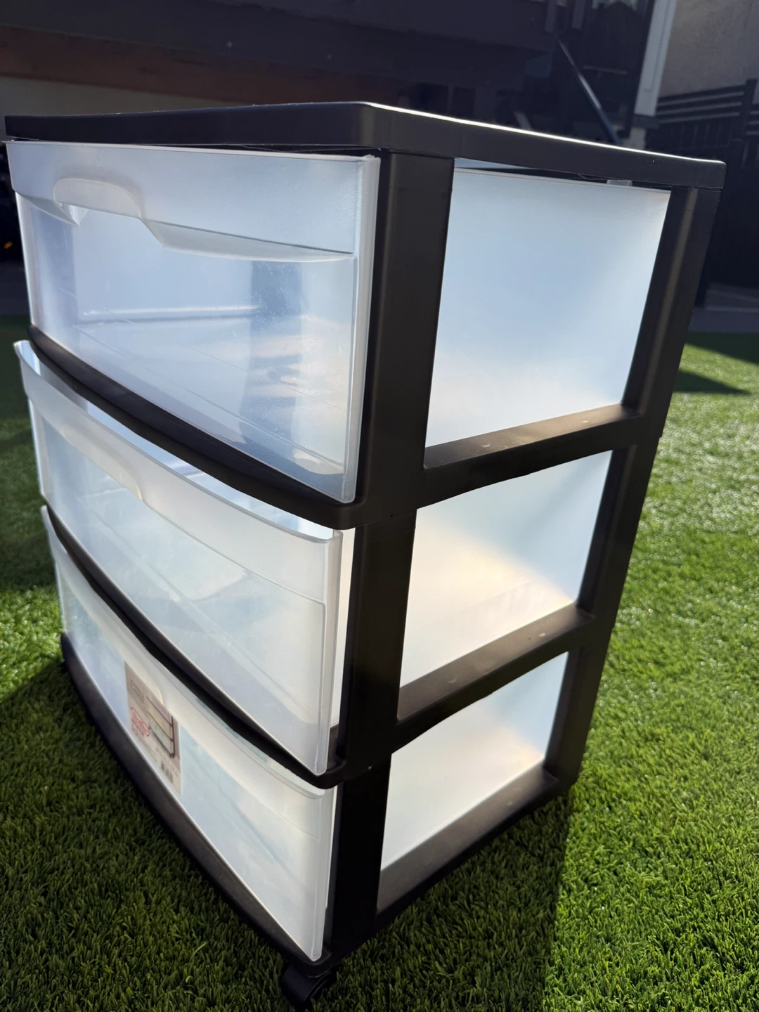 Sterilite 3-Drawer Wide Cart - photo 2