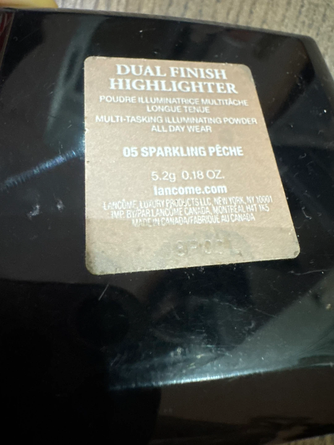 Lancome Dual Finish Highlighter 05 Sparkling Peche - photo 2