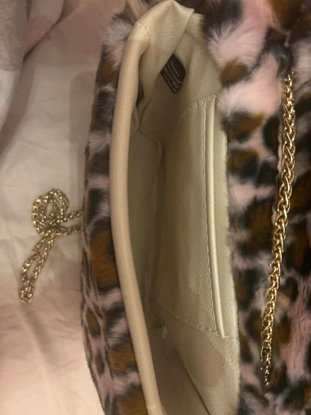 Leopard Print Faux Fur Shoulder Bag - photo 3