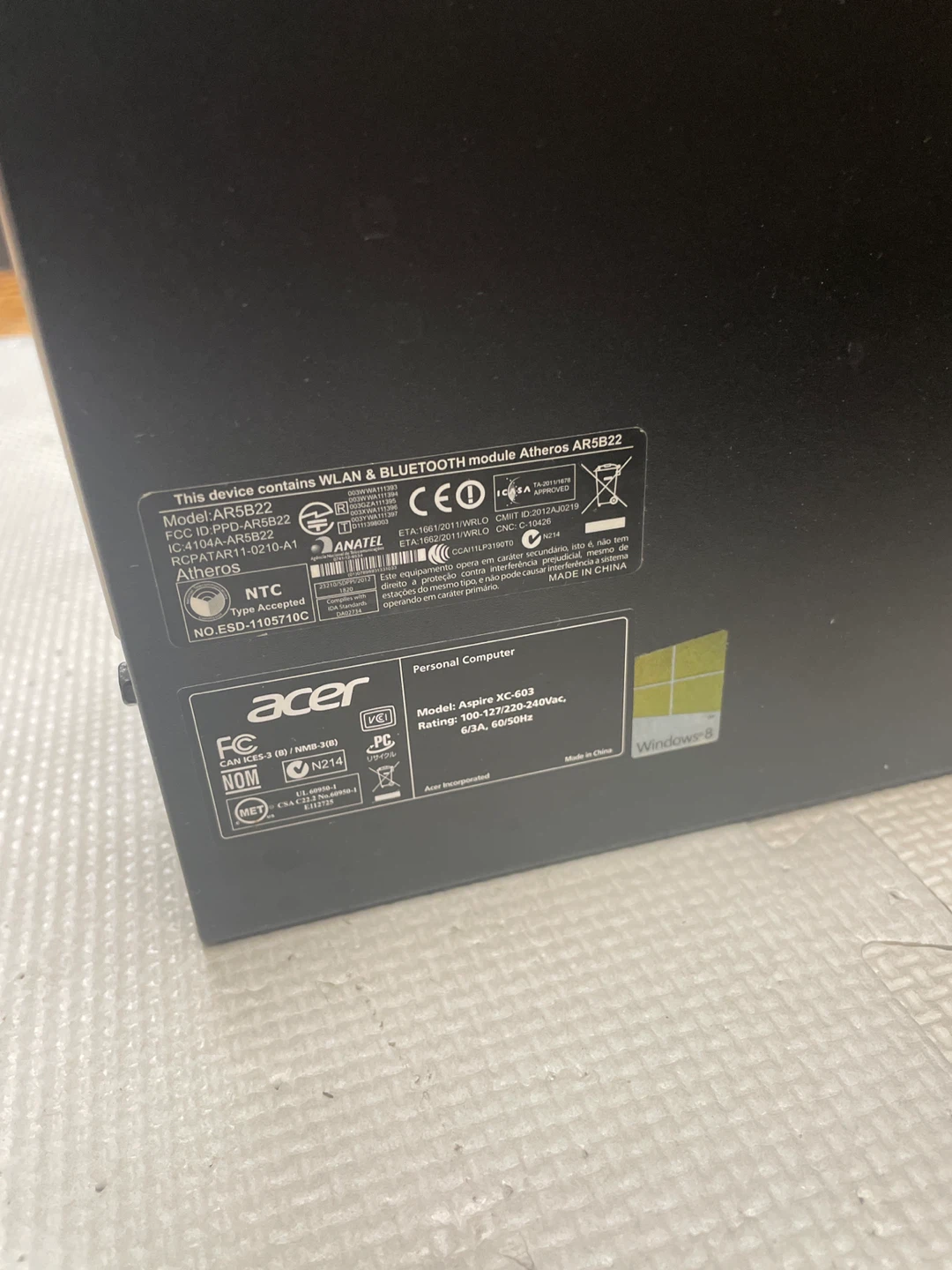 Older acer pc - photo 3