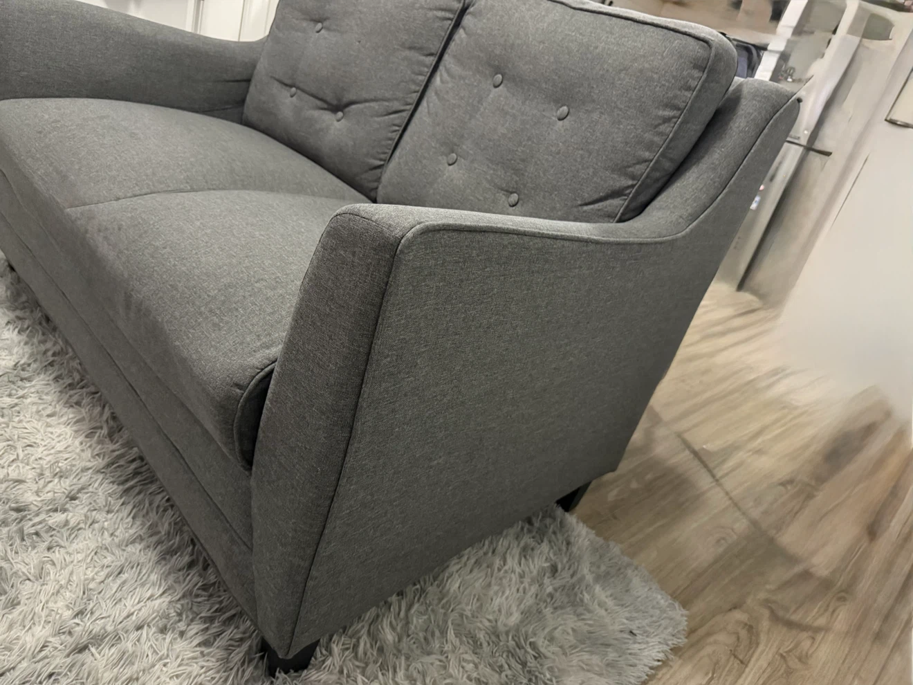 Dark Grey Two-Seater Sofa - photo 2