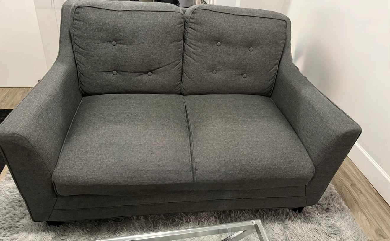Dark Grey Two-Seater Sofa - photo 3