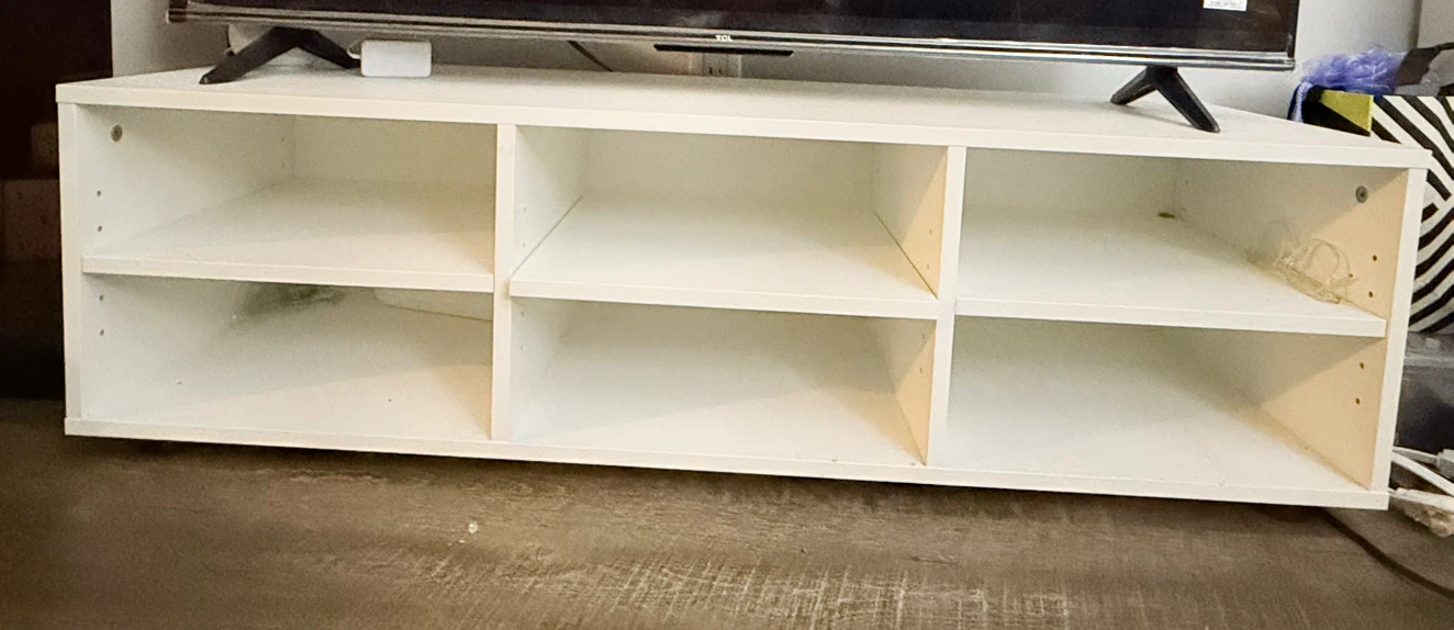White IKEA TV Media Console