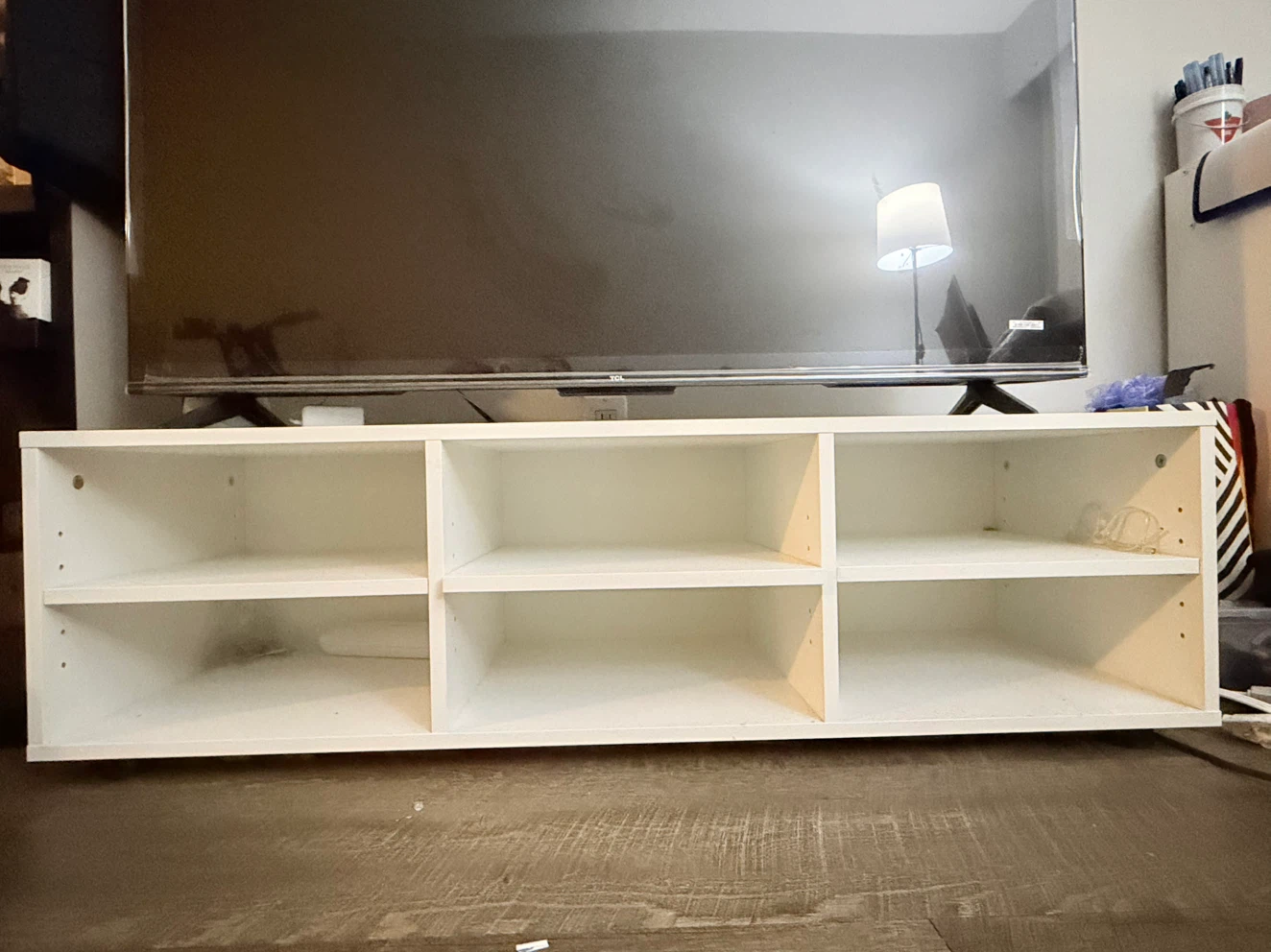 White IKEA TV Media Console - photo 2