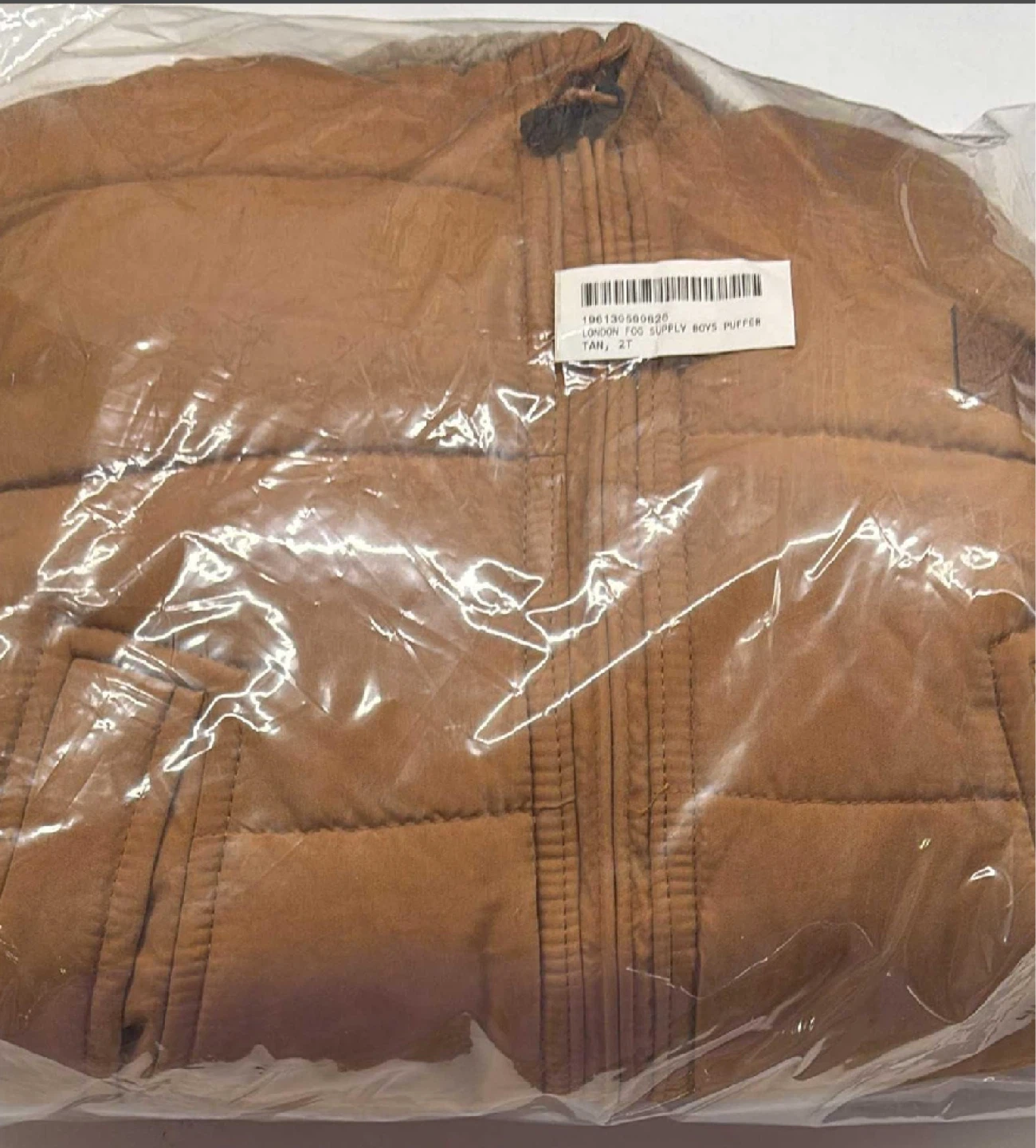 London Fog Supply Boys Puffer Jacket Tan 2T - photo 3